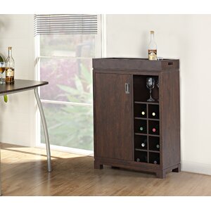 Groff Bar Cabinet with Wine Storage