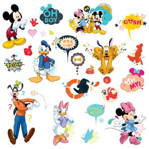 Mickey and Friends Animated Fun Wall Decal