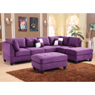 Purple Sectionals You Ll Love Wayfair Quickview