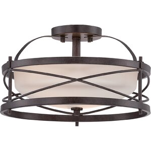 Farrier 2-Light Semi Flush Mount