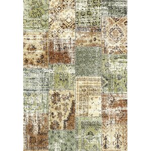 Annie Green/Brown Area Rug