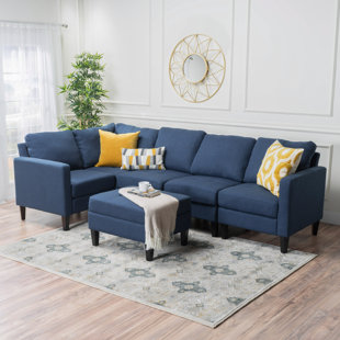 Navy Blue Sectional Sofa Wayfair