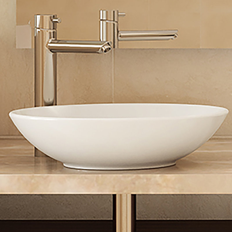 Ryenne Classically Redefined Ceramic Circular Vessel Bathroom Sink