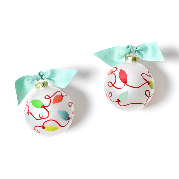 Coton Colors Lights Glass Ornament Wayfair