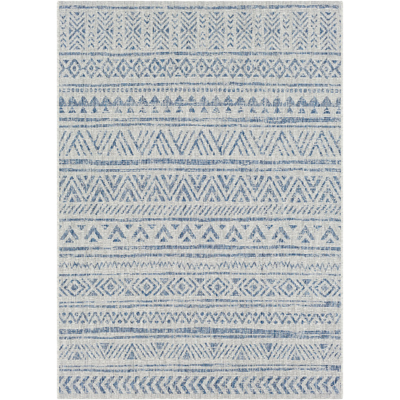 Tomas Global Denim Dark Blue Indoor Outdoor Area Rug