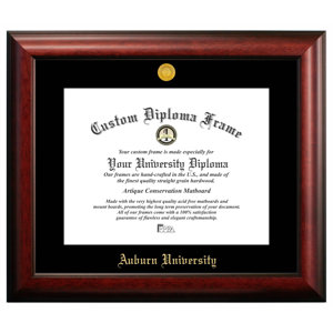 NCAA Auburn University Gold Embossed Diploma Picture Frame