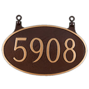 1-Line Address Plaque