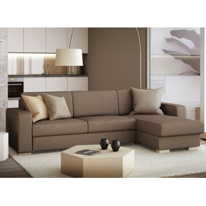 Ecksofa Alzey mit Bettfunktion von Home Loft Con..