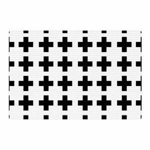 Suzanne Carter Swedish Cross Black/White Area Rug