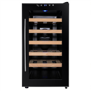 18 Bottle Single Zone Freestanding Wine Cooler by AKDY