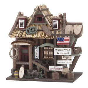 Country Bar and Grill 10 in x 9 in x 7 in Birdhouse