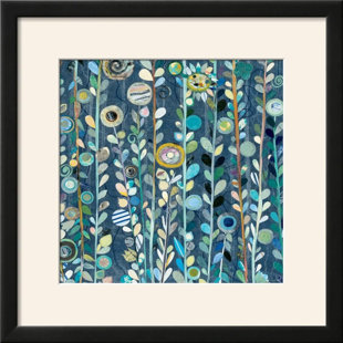 Navy Blue And Silver Wall Art Wayfair Navy Blue Sky Framed Graphic Art Print