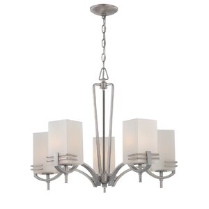 Brightmoor 5-Light Shaded Chandelier