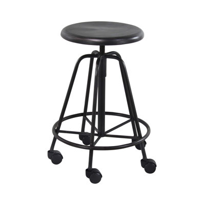 Brayden Studio Wilhelm Modern 24 Bar Stool With Wheels Wayfair Wilhelm Modern 24 Bar Stool With Wheels