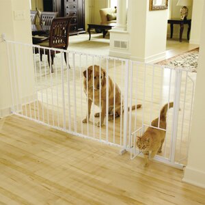 Maxi Pet Gate with Pet Door