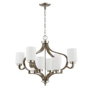 Classic 8-Light Shaded Chandelier