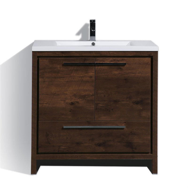 Almendarez Free Standing Modern 36" Single Bathroom Vanity ...