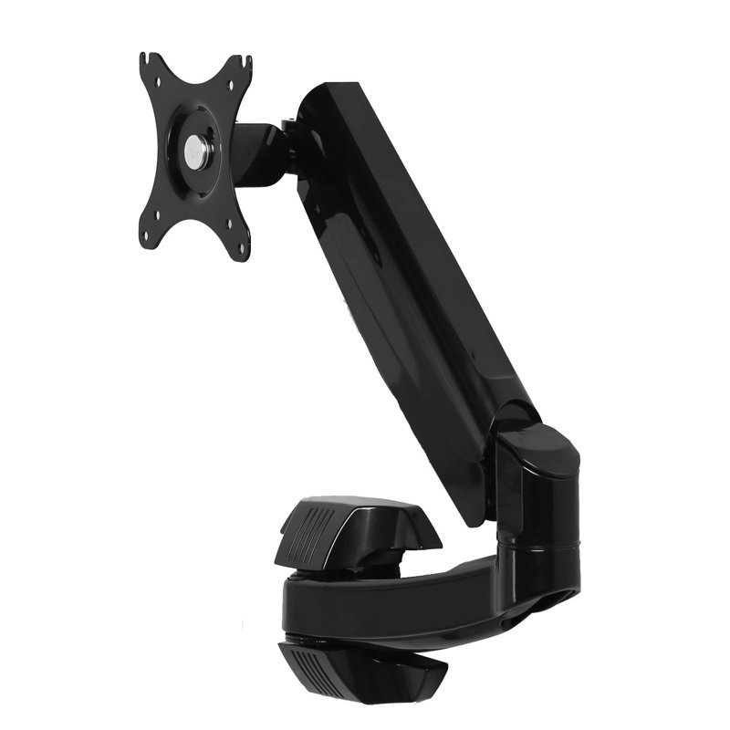 VIvo Single LCD Monitor Black Height Adjustable Wall Mount Wayfair