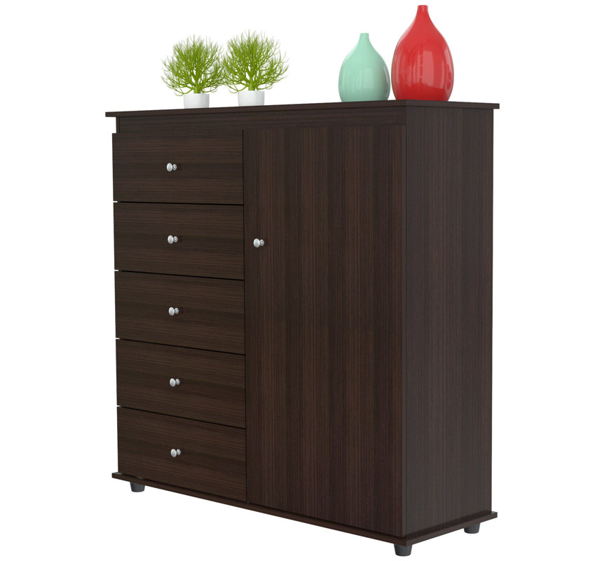 Inval 5 Drawer Combo Dresser & Reviews Wayfair