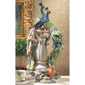 Peacocks in Paradise Statue