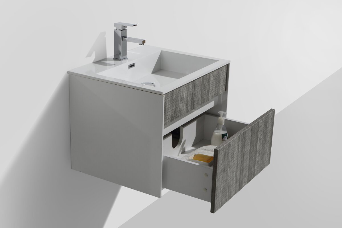 24 Single Bathroom Vanity Set