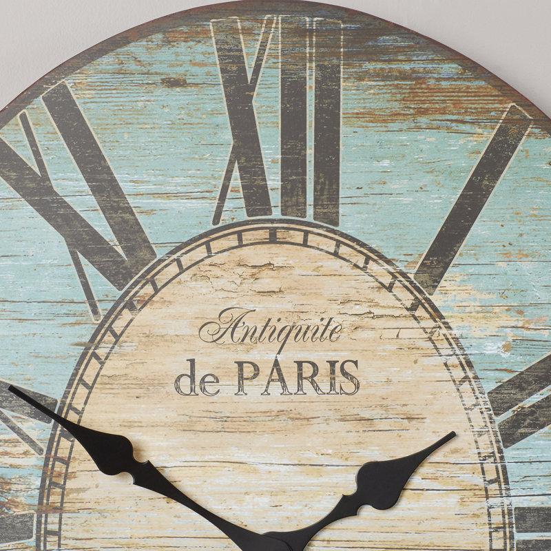 Lark Manor Oversized 29'' Oval Wall Clock & Reviews Wayfair