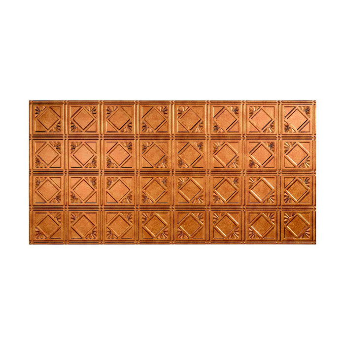 Fasade Traditional 4 2 Ft X 4 Ft Glue Up Ceiling Tile In Antique