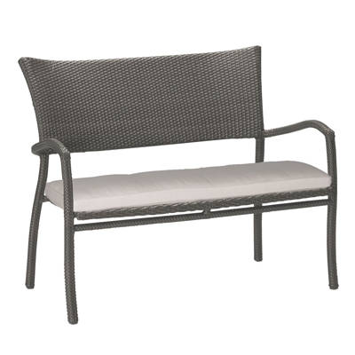 Summer Classics Skye Aluminum Garden Bench With Cushions Wayfair