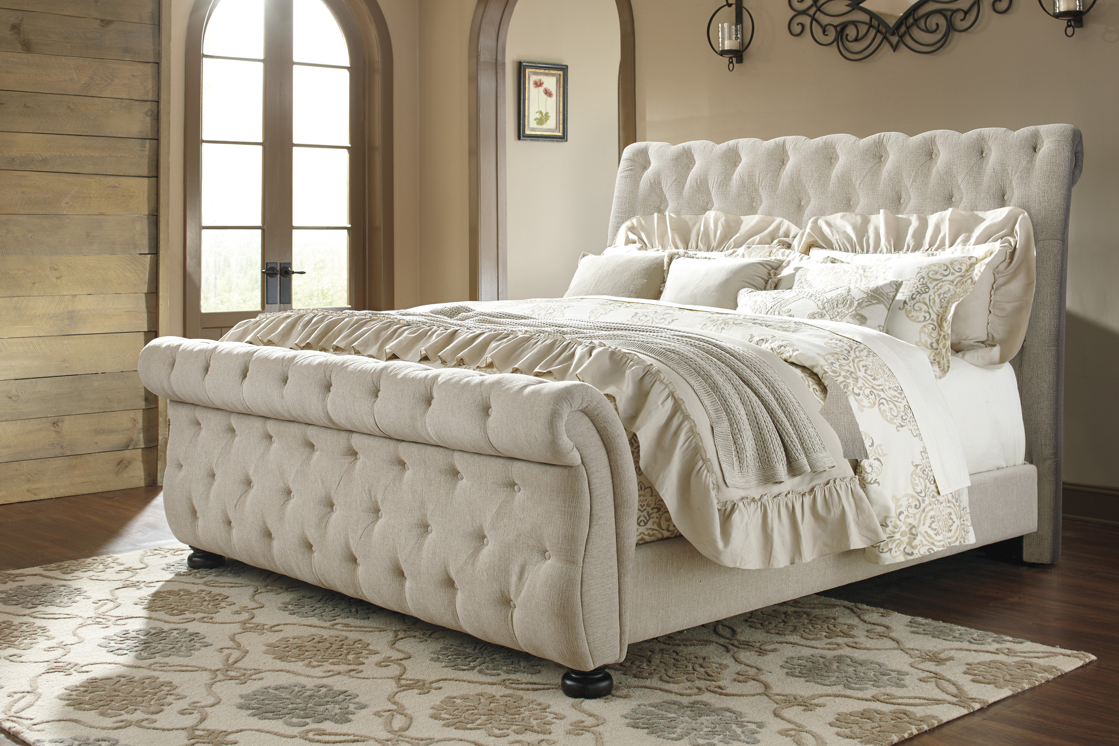 Greyleigh Ballwin Upholstered Sleigh Bed Reviews Wayfair