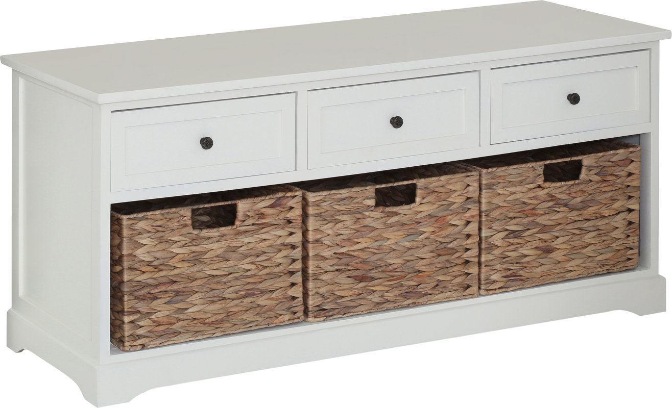 All Home Wood Storage Hallway Bench & Reviews Wayfair.co.uk