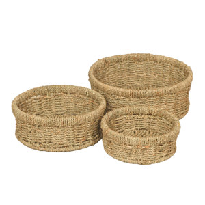 3-tlg. Korb-Set Seagrass Wicker von House Additi..