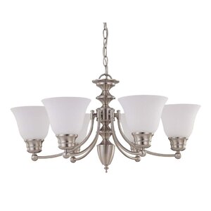 Poneto 6-Light Shaded Chandelier