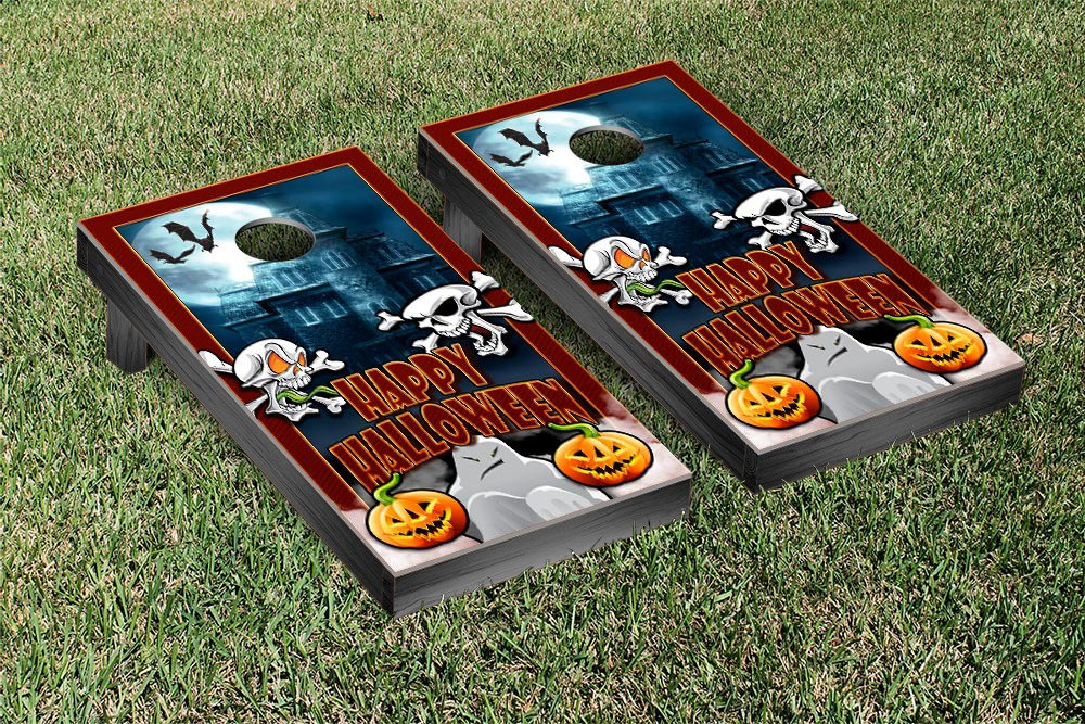 Halloween Corn Hole
 Victory Tailgate Halloween Themed Cornhole Game Set & Reviews