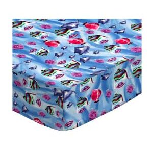 Exotic Fish Fitted Bassinet Sheet