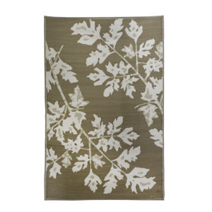Premier Home Hand-Woven Tan/White Indoor/Outdoor Area Rug