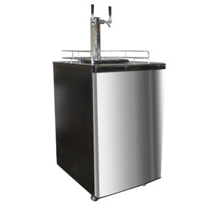 6.1 cu. ft. Dual Tap Full Size Kegerator