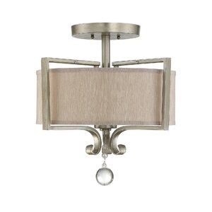 Beasley 2-Light Semi Flush Mount