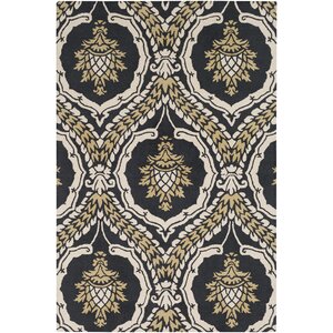 Rembrandt Marlowe Hand-Tufted Onyx Black/Gold Area Rug