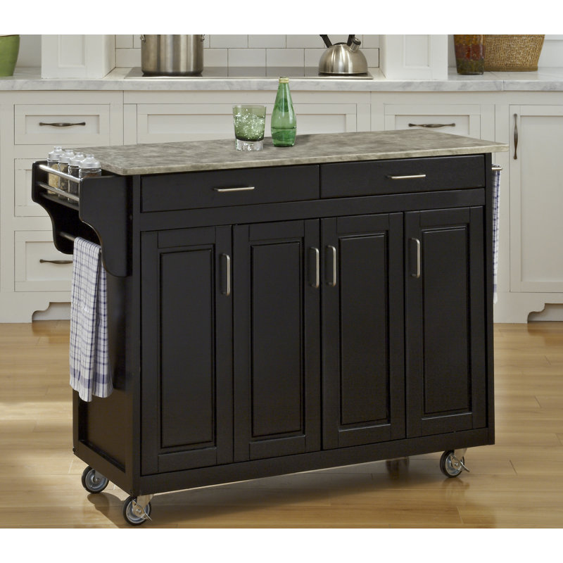 Home Styles Create A Cart Kitchen Island With Concrete Top Reviews Home Styles Create A Cart Kitchen Island With Concrete Top Reviews Wayfair