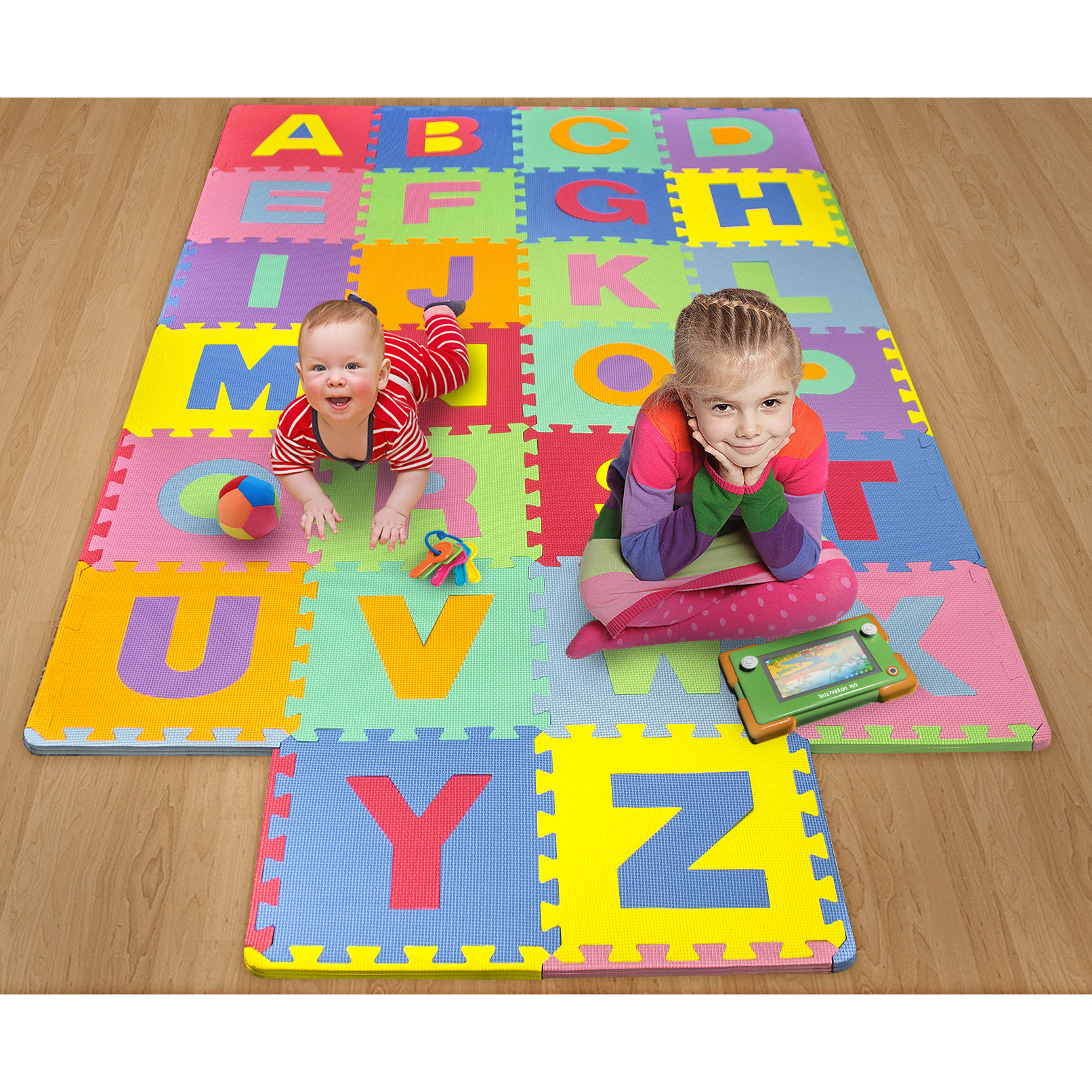 Matney Foam Alphabet Puzzle Floor Mat & Reviews Wayfair