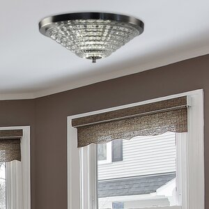 Wendy Crystal 1-Light Flush Mount