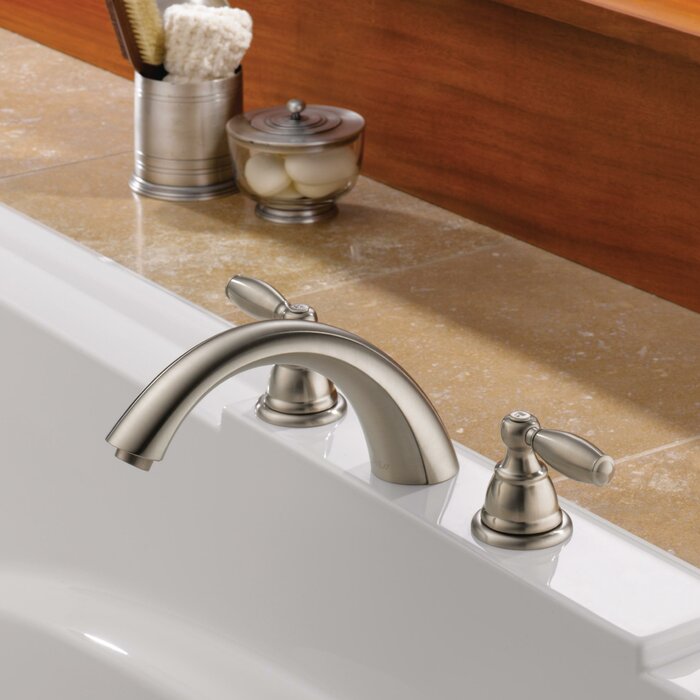 Apex Double Handle Deck Mount Roman Tub Trim