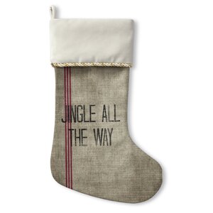 Jingle All The Way Christmas Stocking