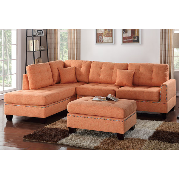 Burnt Orange Sectional Wayfair