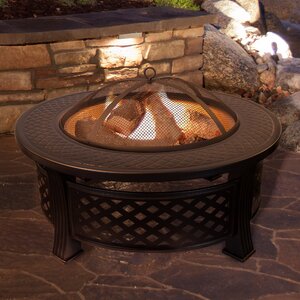 Steel Wood Burning Fire Pit Table