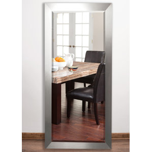 Brushed Nickel Wall Mirror nickel wall mirrors you'll love | wayfair Brushed Nickel Wall Mirror nickel wall mirrors you'll love | wayfair