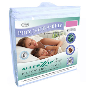Aller Zip Anti-Allergy & Bed Bug Proof Pillow Encasement by Protect-A-Bed