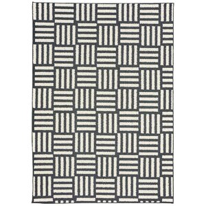 Dorothy Brown/White Area Rug