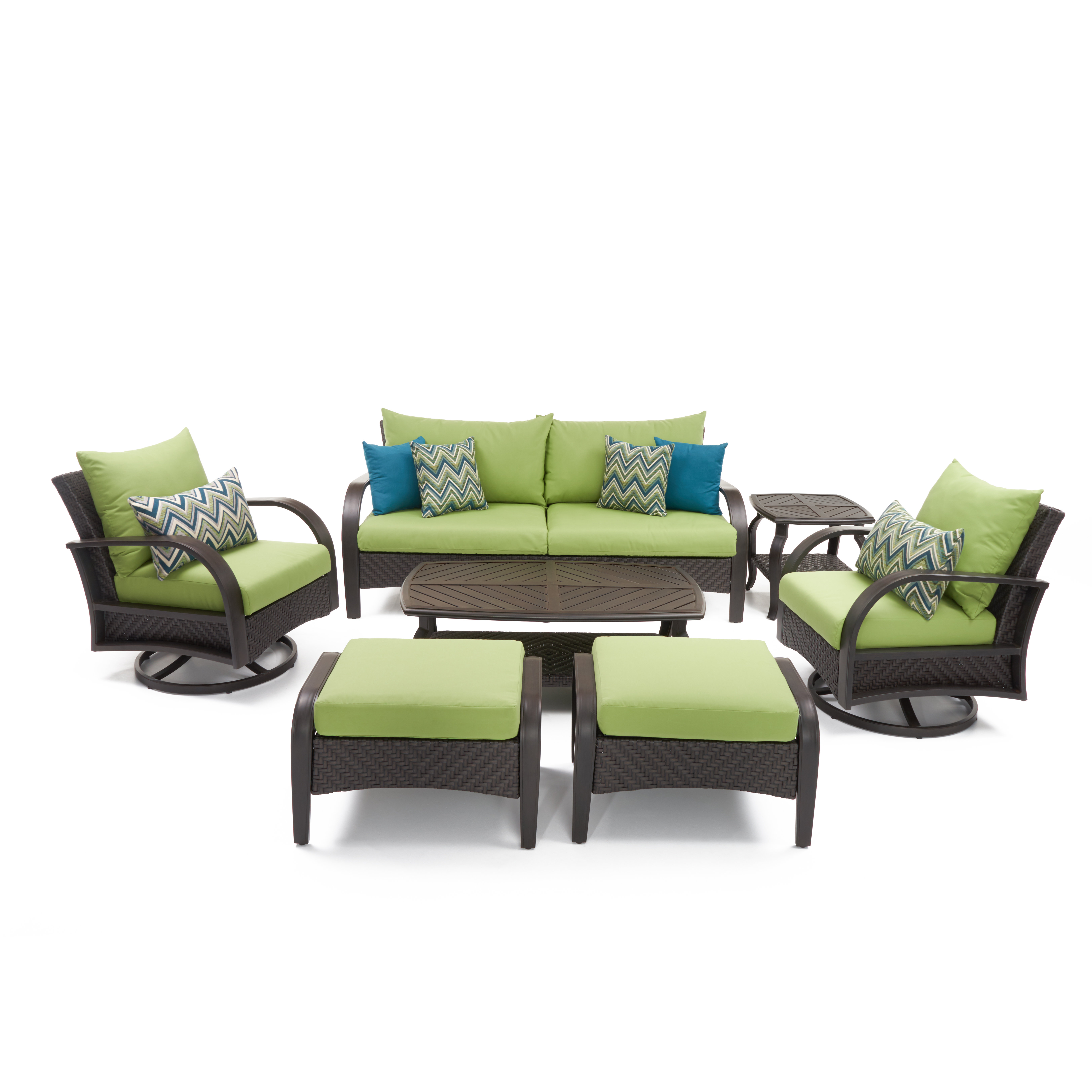 Cerralvo 7 Piece Sunbrella Sofa Set With Cushions