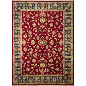 One-of-a-Kind Montagueu00a0Hand-Knotted Classic Red Area Rug
